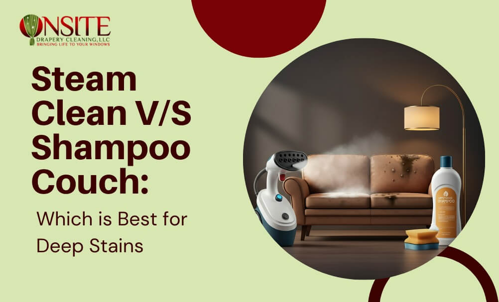 Steam Clean vs Shampoo Couch