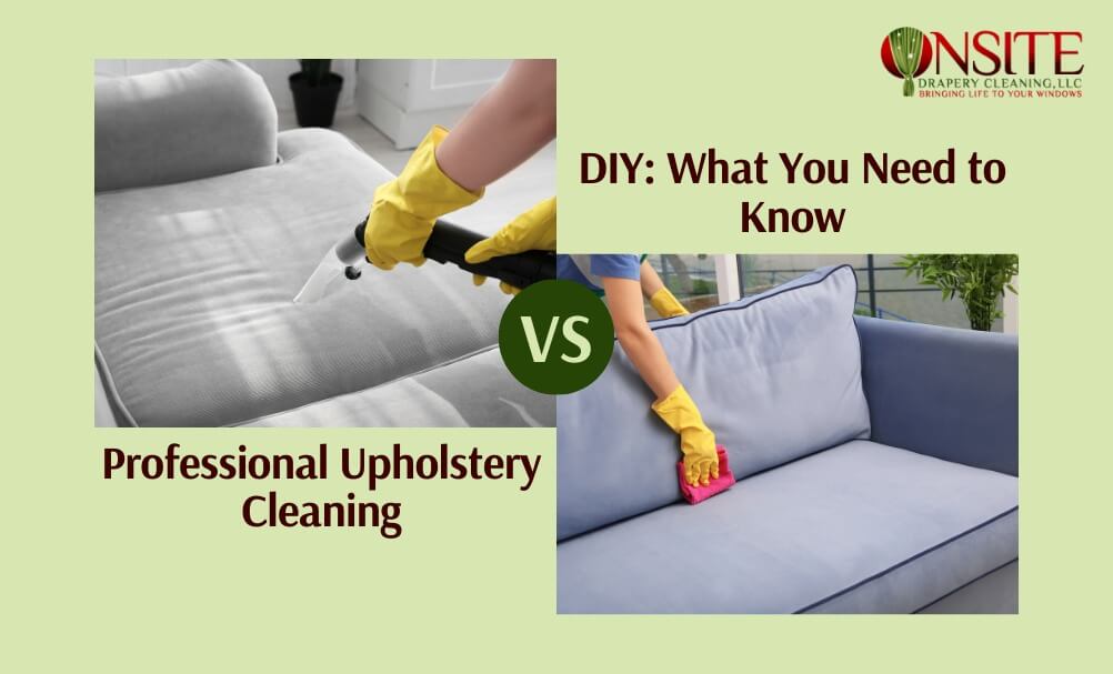 Professional Upholstery cleaning