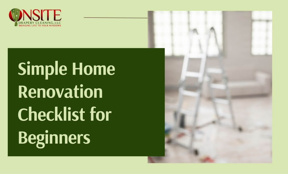 Home renovation checklist
