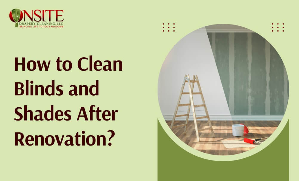 How to clean blinds